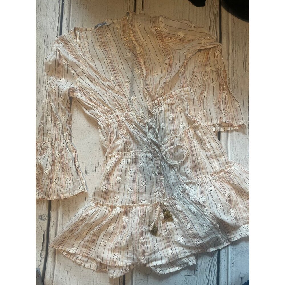 Elegant Cream Women's Swim Coverup